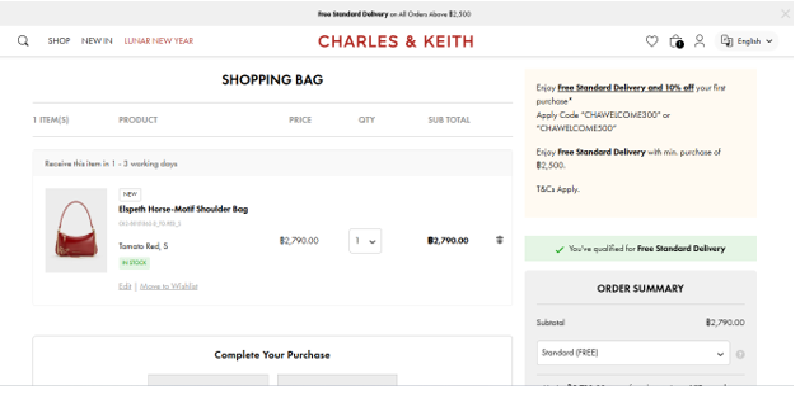 Charles & Keith Coupon
